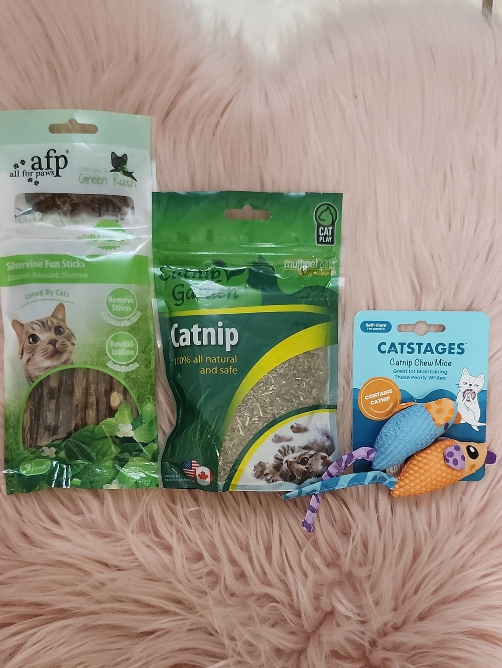 Brand New 3CT BUNDLE ASSORTED VARIETY CATNIP INTERACTIVE CAT